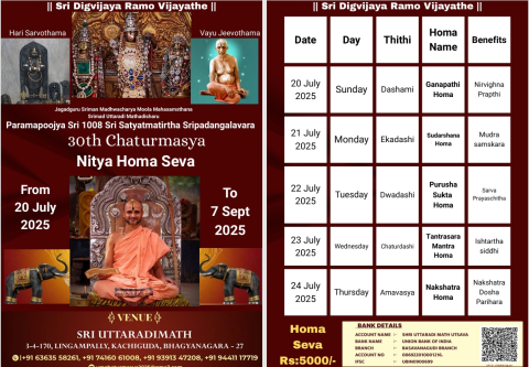 nitya homa seva